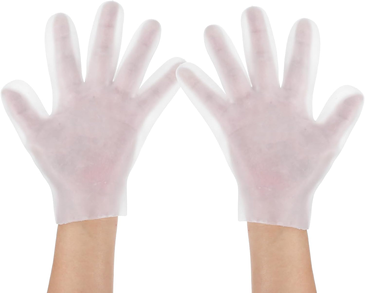 Silicone Gloves for Dry Hands Moisturizing Hand Gloves Overnight Touchscreen Compatible Soft Gel Spa Hydrating Gloves Reusable Hand Masks for Men and Women Repairing Dry Cracked Aging Hands