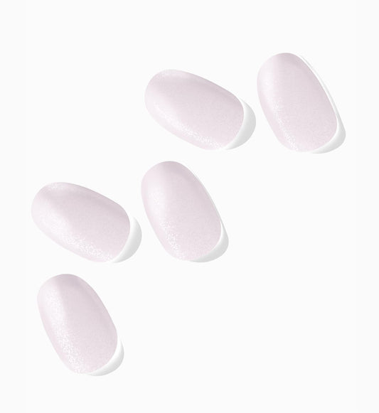 NOVA, Female Founded, Semi Cured Gel Nail Strips (Rosé) - The 10 Minute Manicure. Salon-Quality, Works w/Any Lamp, Easy to Apply - Incl. Nail File & Stick (Rosé)