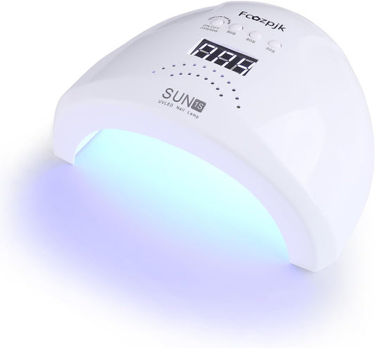 UV LED Nail Lamp, 48W Nail Dryer for Gel Polish with 30 Beads 4 Timers Smart Sensor Fast Curing Home Manicure Professional Salon Nails Art Tools Supplies