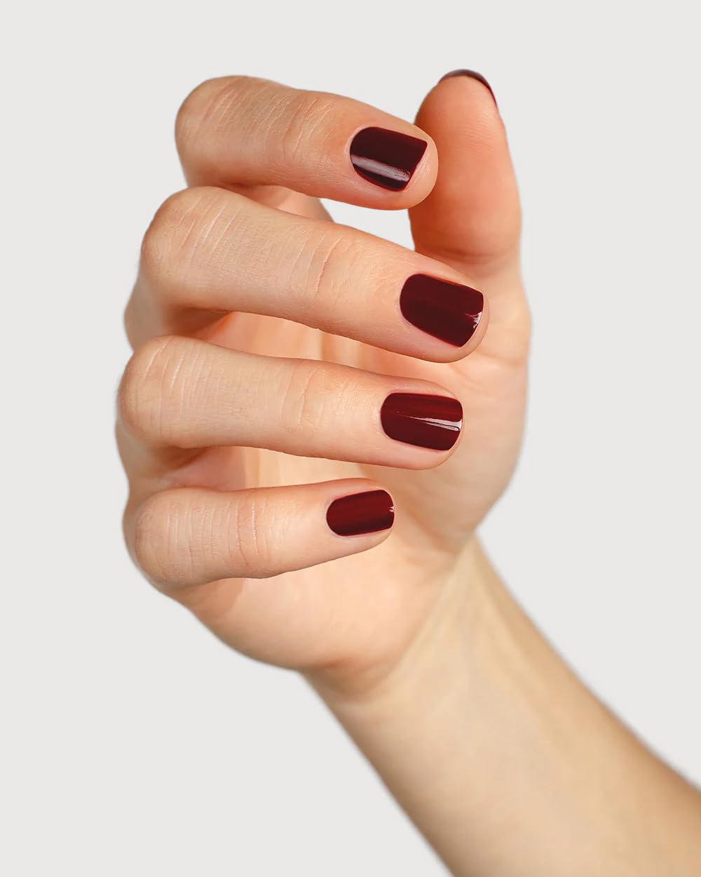 Sienna Byron Bay Sacred, Dark Red Natural Nail Polish, Long-Lasting, Vegan & Cruelty-Free, 10ml – .34 fl oz.