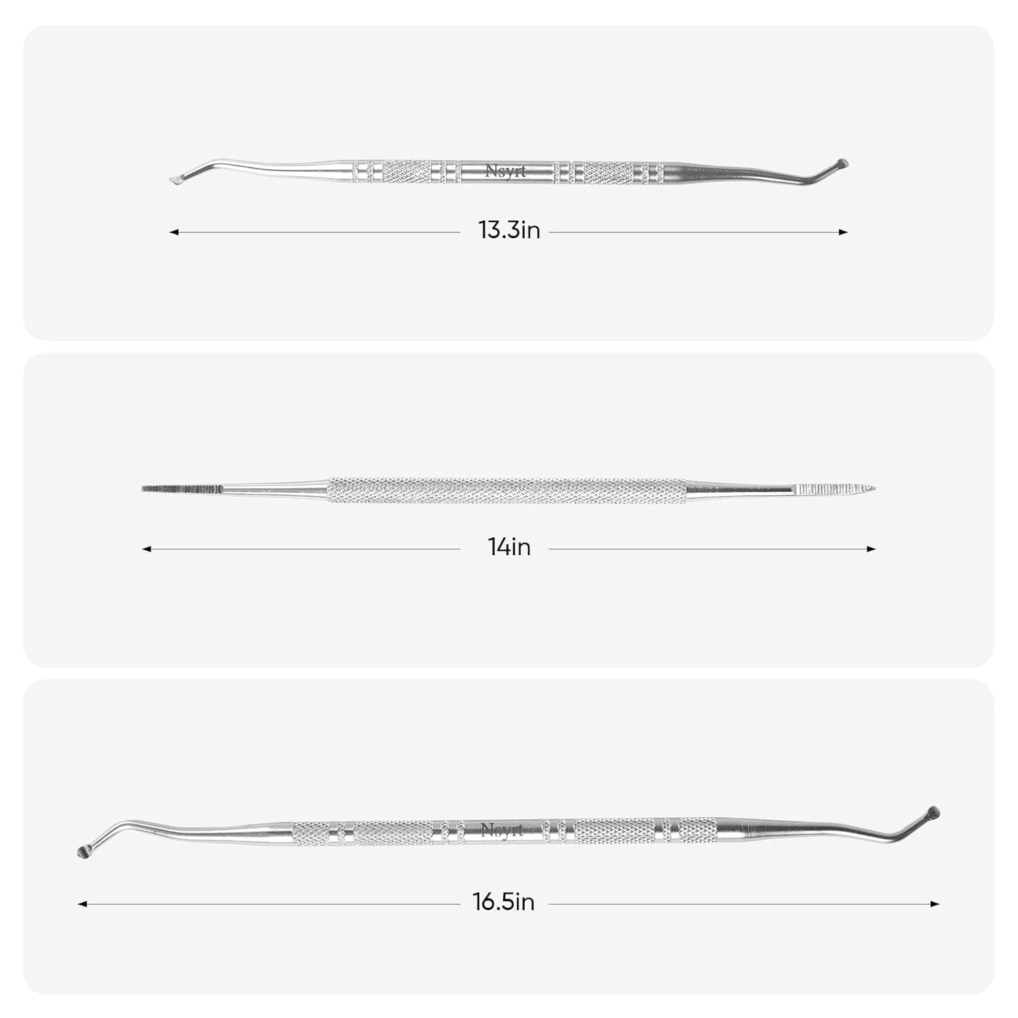 6PCS Ingrown Toenail File and Lifters, Professional Surgical Stainless Steel Ingrown Toenail Tool- Safe Nail Cleaning Treatment Pedicure Tools Kit Under Sidewall Cleaner Pain Relief Accessories