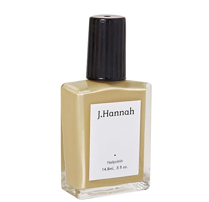 J. Hannah Nail Polish – Vegan, Non-Toxic, Cruelty-Free, Gluten-Free, Long Lasting, USA Made, Creamy, Light Yellow Color (Miso)