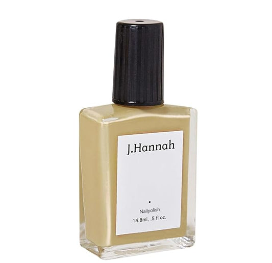 J. Hannah Nail Polish – Vegan, Non-Toxic, Cruelty-Free, Gluten-Free, Long Lasting, USA Made, Creamy, Light Yellow Color (Miso)