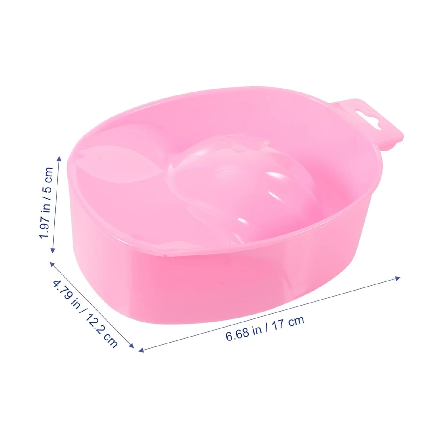 Soaking Bowl Nail Art Bowl Hand Nail Soaker Manicure Tool Set for Both Hands