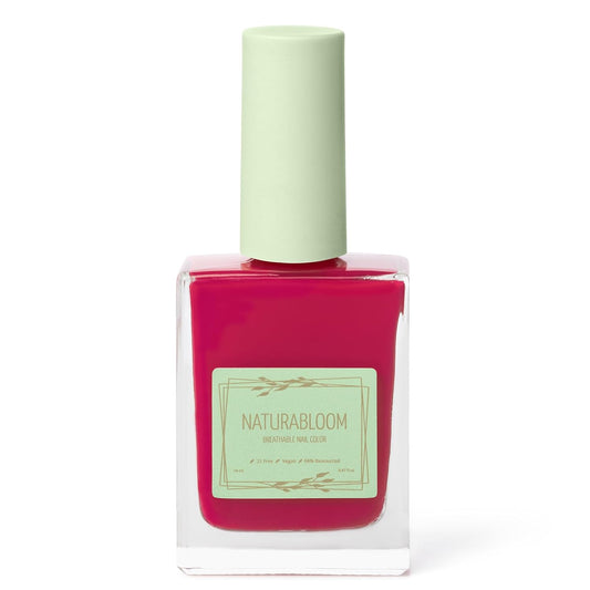 Breathable Premium Long Lasting Nail Polish (Raspberry Sorbet) - Vegan & Toxin-Free
