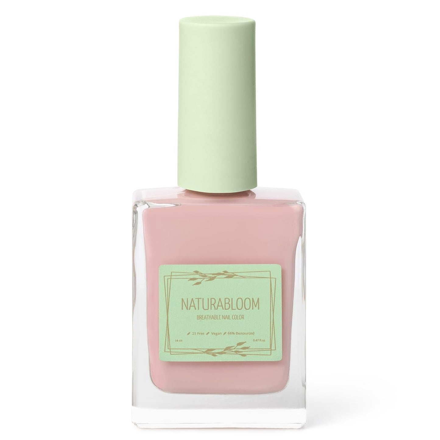 Breathable Premium Long Lasting Nail Polish (Pink Dahlia) - Vegan & Toxin-Free