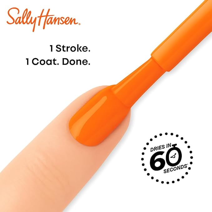Sally Hansen Insta-Dri Reese's Nail Polish | Quick Dry, Long Lasting, Streak-Free Shine | Opaque, Glossy | 738 REESE’S Rep | Muted Yellow Nail Color