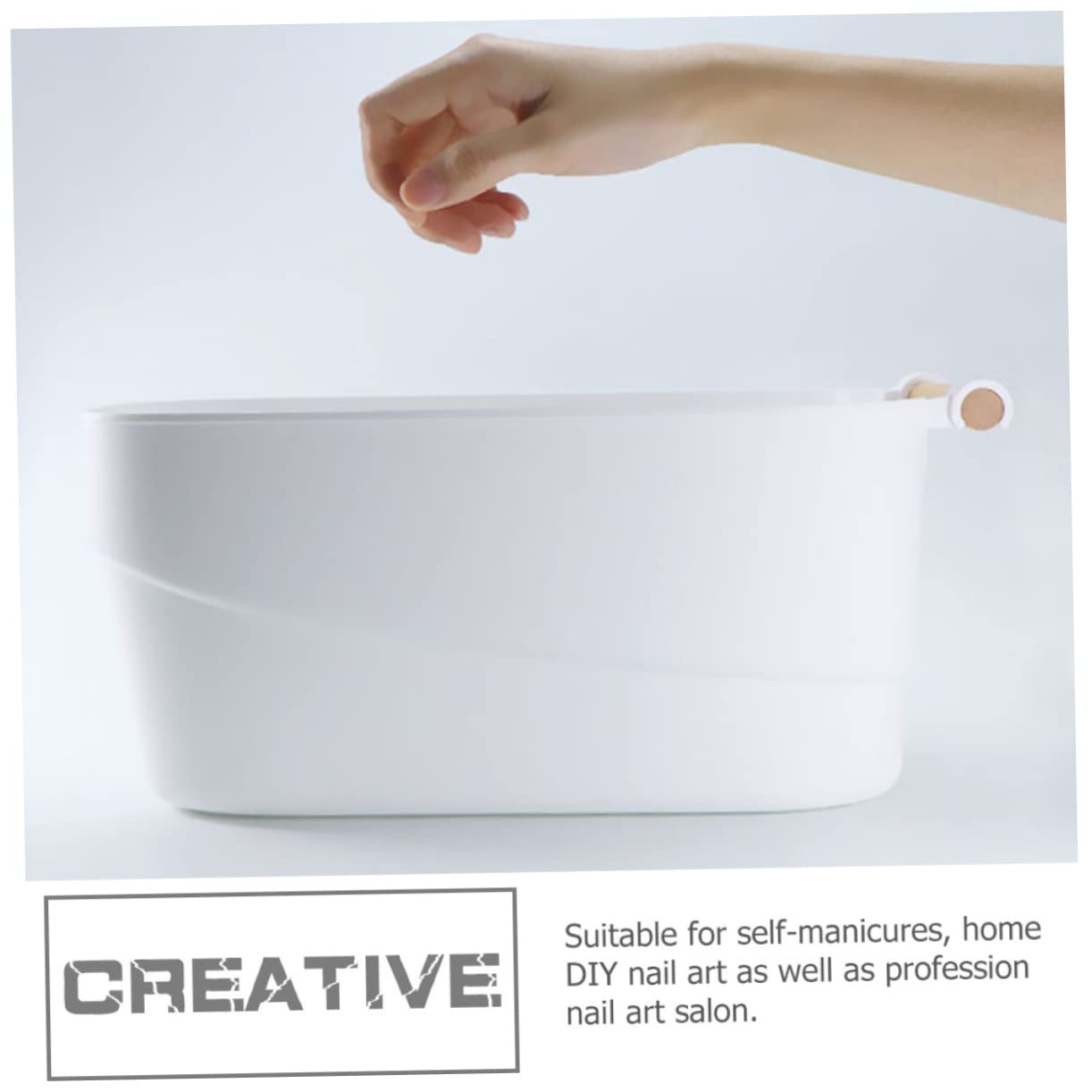 Soak for Manicure Hand Soak Bowl Japanese-style Nail Art Bowl Nail Salon Supply Non-breakable Pp Material