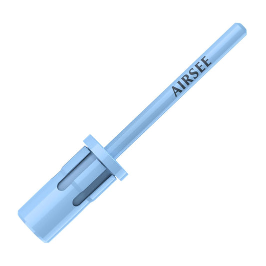 AIRSEE Nail Drill Mandrel Bit for Efile Sanding Bands, Stainless Steel Professional Electric File Head for Clean Cuticle Removing, Acrylic Tip Dead Skin Sander Remover Manicure Safety (Tranquil Blue)