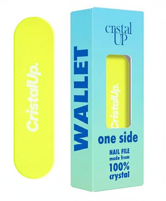 Crystal Nail File 1.6 in, Mini Glass File Ideal for Wallet, Durable, Gentle on Nails, Perfect for Travel, Home, Office and On the Go, Compact for Quick Touch Ups