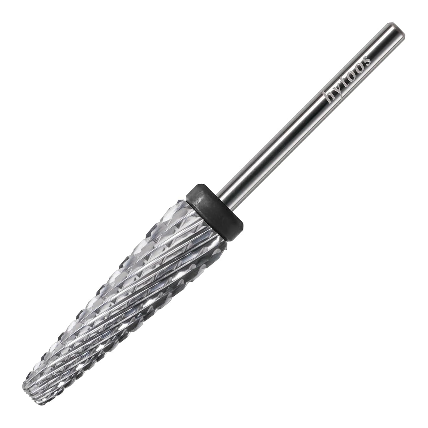 5 in 1 Nail Drill Bits, 24mm Super Long Carbide Cone Tapered Nail Bit, 3/32" Two-way Rotate Acrylic Drill Bits for Nails, Removal Gel Electric Drills File Manicure Accessories (XC)