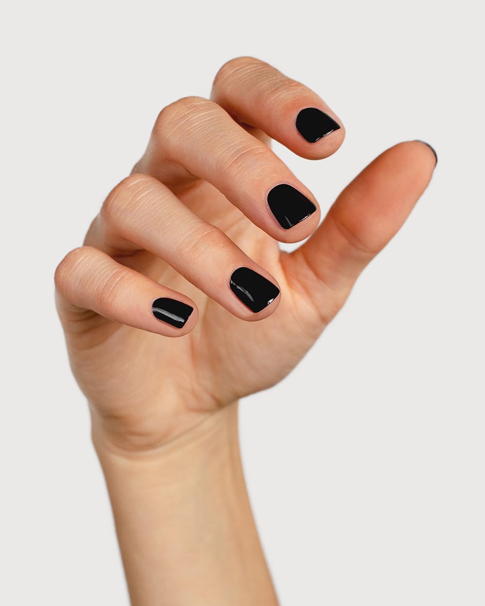 Sienna Byron Bay Onyx, Black Natural Nail Polish, Long-Lasting, Vegan & Cruelty-Free, 10ml – .34 fl oz.