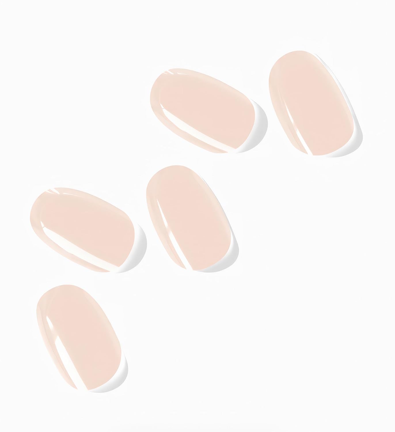 NOVA, Female Founded, Semi Cured Gel Nail Strips (Bare Necessity) - The 10 Minute Manicure. Full Nail Wraps, Nail Polish Stickers, Nail Polish Sticker Nail Kit - Incl. File & Stick (Bare Necessity)