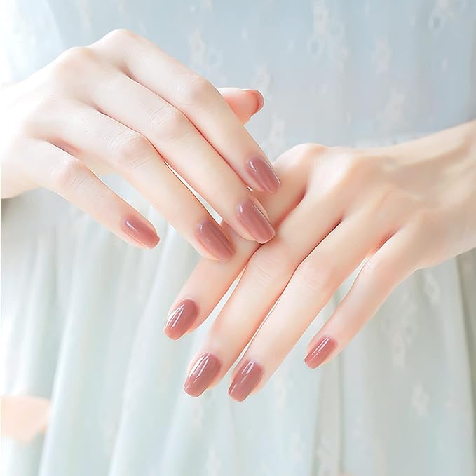 RARJSM Milky Rose Purple Gel Nail Polish LED UV Gel Soak Off Clear Nude Mauve Pink French Manicure Jelly Nail GelPolish Varnish Curing Requires 1pcs 15ml for Home Salon Nail Art DIY
