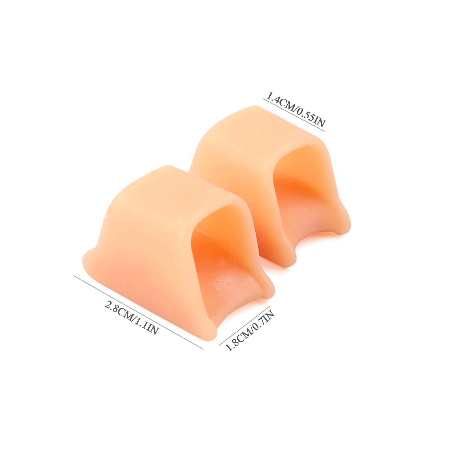 10 Pcs Pinky Toe Splint, Gel Toe Separators, Little Toe Straightener Hammer Toe for Men Women Walking, Running, Overlapping, Bunion Corrector and Bunion Relief