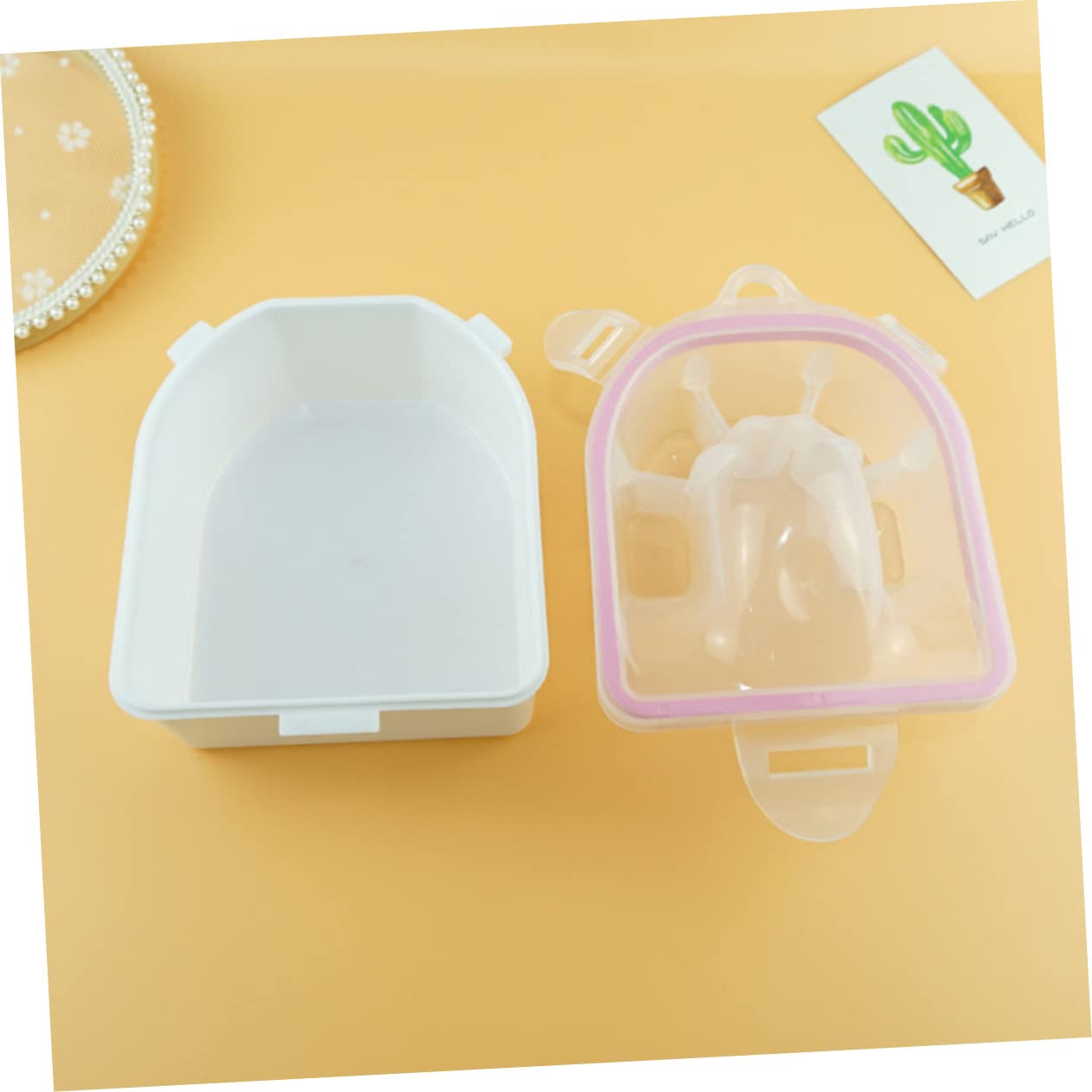 Nail Art Manicure Soak Bowl 3 Pack Softening Nail Polish Remover Bowl Perfect for Salon or Home Use