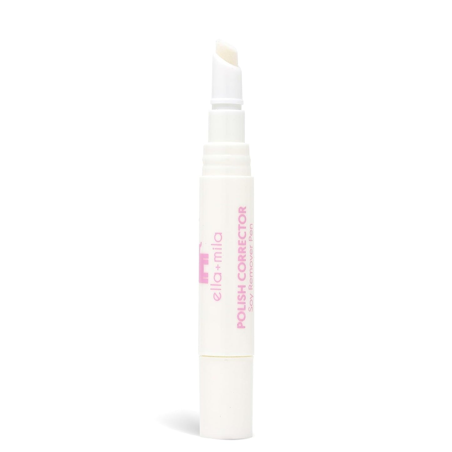ella+mila Lavender Soy Nail Polish Remover Pen - Nail Polish Corrector Pen for Clean Up - Natural Fingernail Edge Cleaner Tool - Travel Size Fingernail Varnish Remover