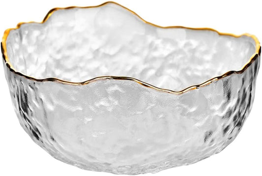 Pedicure Bowl 1Pcs Glass Nail Soaking Bowl Nail Art Remover Soak Soaker Manicure Soaking Bowl Nail Salon Bath Bowl for Fingernail Toenail Caring Polish Removal Manicure Bowl