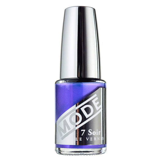 MODE Iridescent Violet Blue Pearly Nail Polish DASH OF SASS Long Lasting Nail Lacquer Color, Chip Resistant Strength, Nourishing Manicure Protection, Made in NY USA