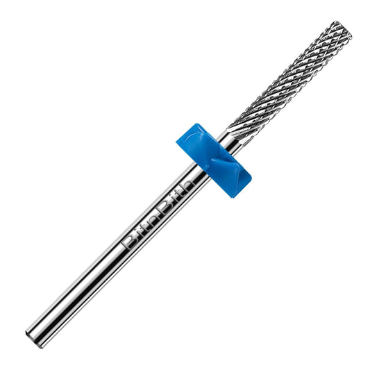 Nail Drill Bit Cuticle Professional Safety Nail Bit Tungsten Carbide Drill Bit 3/32",for Nail Prepare Nail Bed File Dead Skin Cleaning,Manicure 2-Way Rotate Nail Home Salon Supply,Medium