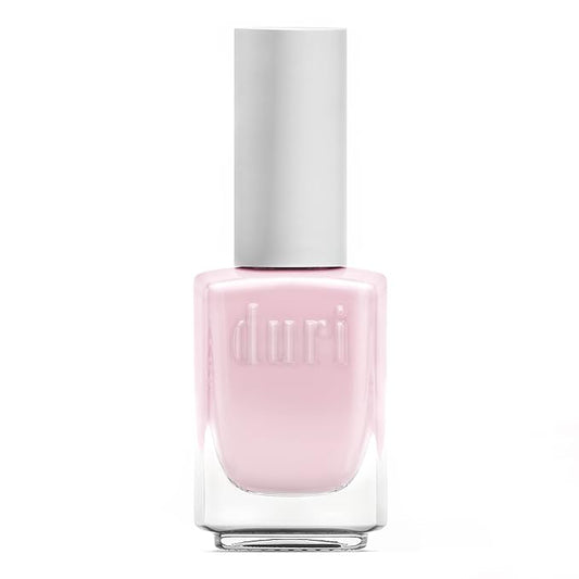 duri Nail Polish, 340 Forever Beautiful, Pale Pink Color, Soft Pastel, Neutral Shade with Sheer Finish for French Manicure, Wedding, Everyday Wear, 0.45 Fl Oz