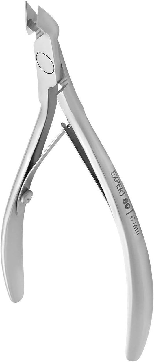 STALEKS PRO Expert 80 6mm Professional Cuticle Nippers – Stainless Steel Skin Nippers for Manicure