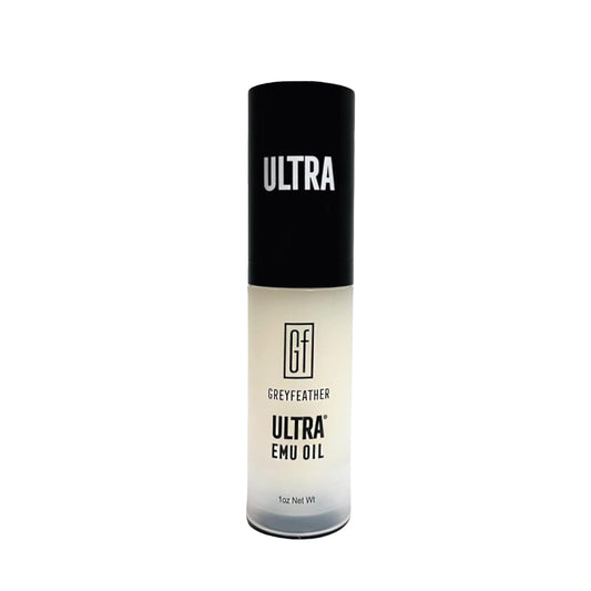 Greyfeather Ultra Emu Oil – 45% More Anti-Inflammatory Properties | Deep Moisturizer for Skin, Hair & Nails | Supports Wound Healing, Reduces Scars, Soothes Irritations, Boosts Collagen & Hair Growth