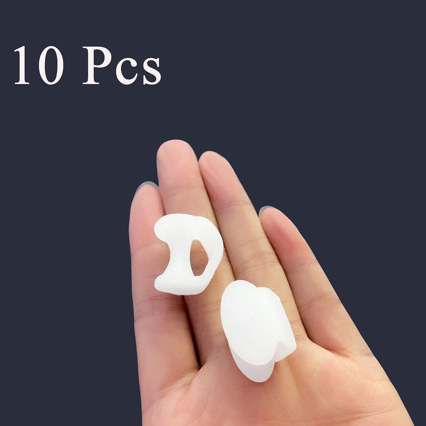Toe Spacers for Feet Women& Man, Bunion Corrector Pinky Toe Separators, Silicone Small Toe Protector Spreader, Toe Correct Toe Separators for Overlapping Toes Women