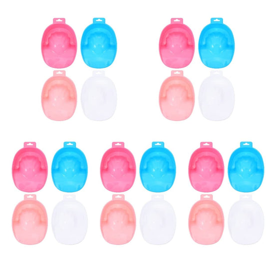 20pcs Soaking Nail Removal Bowls Manicure Soak Bowl Nail Soaking Tray Bowls Art Bowls