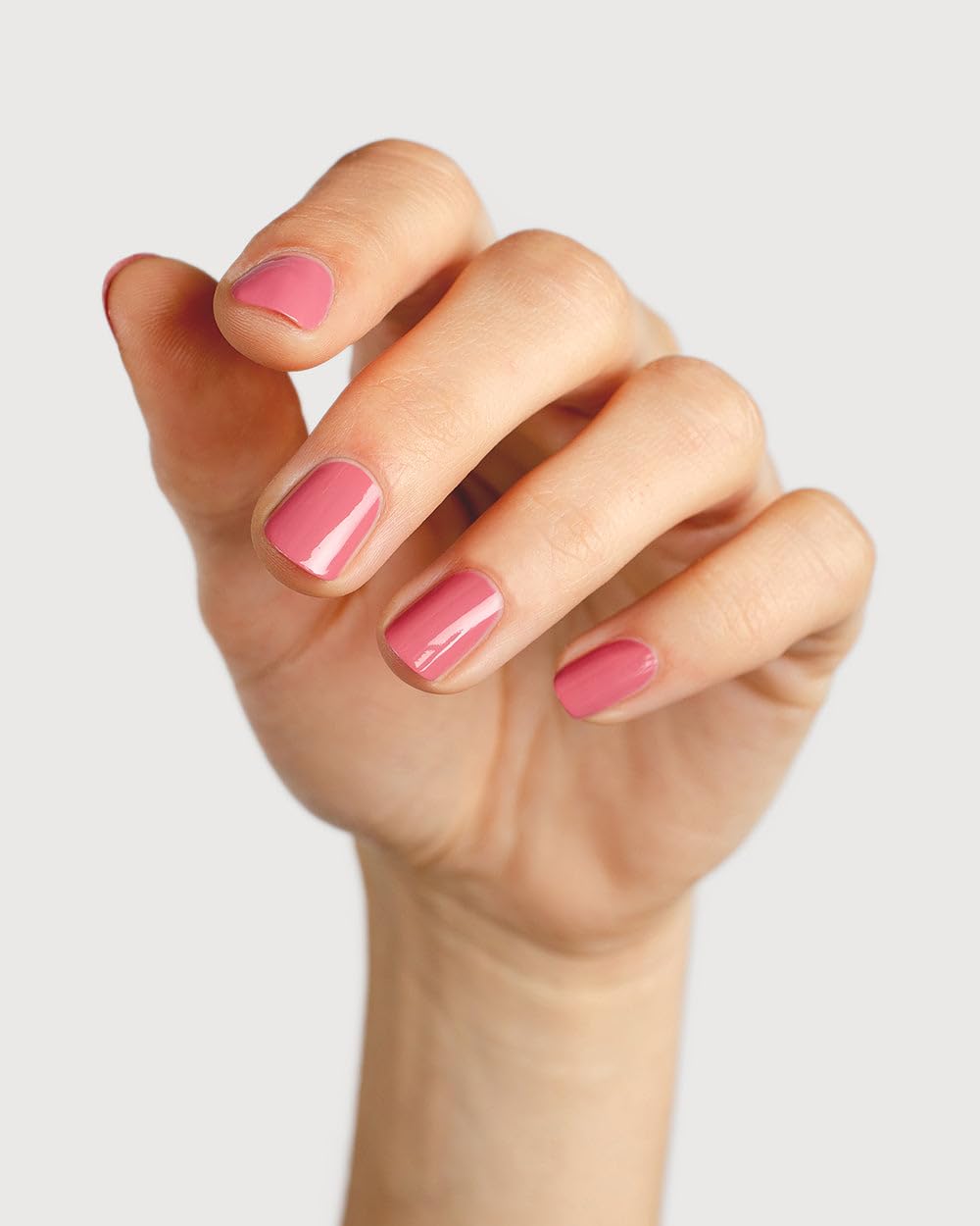 Sienna Byron Bay Blossom Mid-Tone Pink Natural Nail Polish, Long-Lasting, Vegan & Cruelty-Free, 10ml – .34 fl oz.