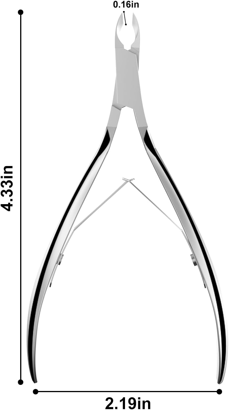 Professional Cuticle Trimmer Stainless Steel Cuticle Nippers Ultra Sharp Manicure Nail Cuticle Clippers Nail Tools