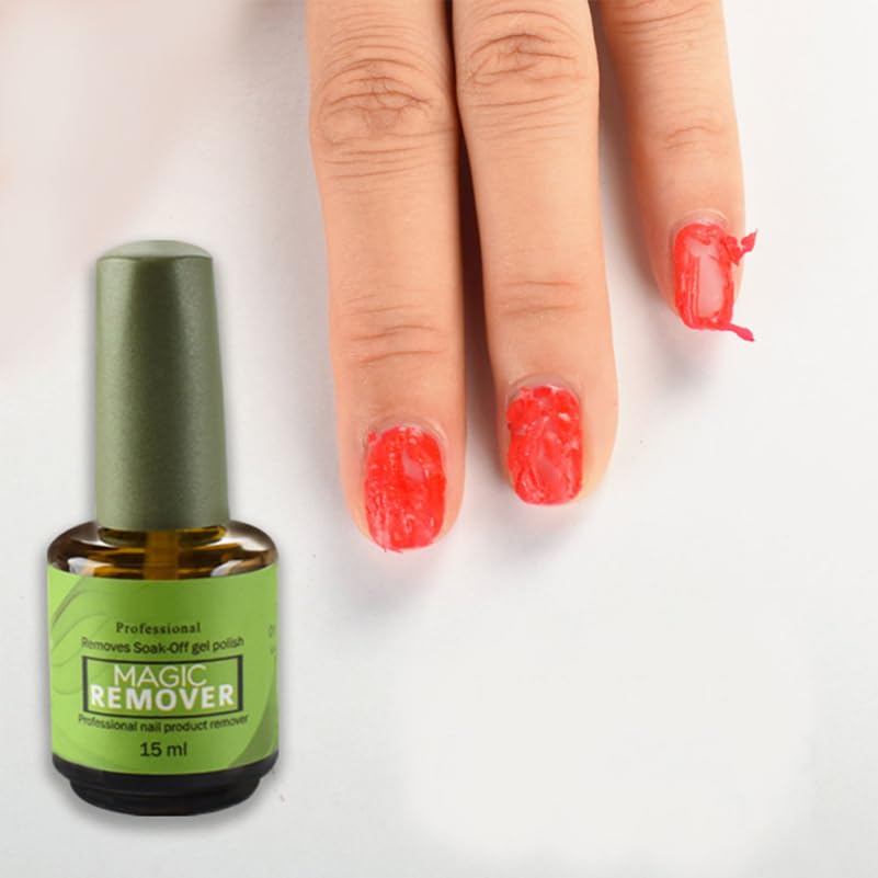 Hemoton Gel Nail Polish Remover Fast Acting Gel Polish Remover Gentle on Nails Great for Home and Professional Salons