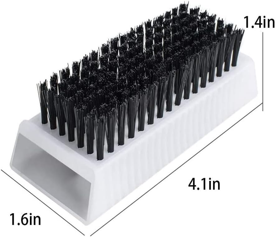 2PCS Surgical Scrub Brushes for Hands Non-Disposable Sterile Hand Scrubber Double-Sided Nail Brushes with Nail Cleaner Hand and Nail Cleaning Brush Stiff Bristle Fingernail Brushes Nail Scrub Brushes