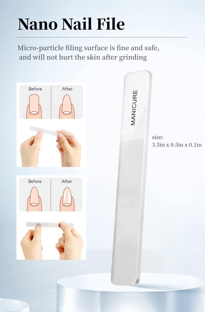 Manicure Set Nail Clippers Pedicure Kit, 4 Pcs Stainless Steel Nail Clippers, Beauty Tool Portable Set Professional Grooming Kits, Travel Nail Kit for Men and Women
