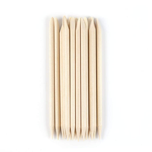 20Pcs Wood Sticks for Nails, Wood Sticks for Nail Art Manicure Decoration Tools Remover Sticks Double Heads Cuticle Pusher,Cuticle Pushers