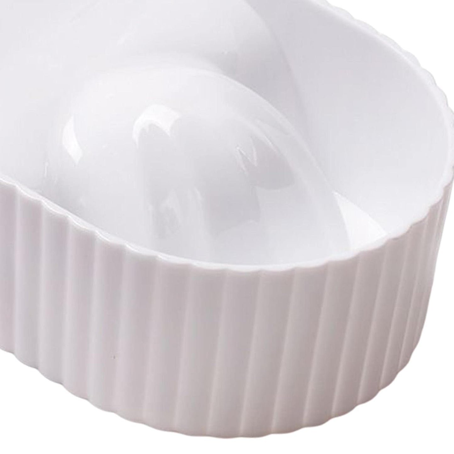Generic Hand Soaking Bowl Soak Off Finger Bowl, Soak Off Gel Polish Remover Bowl Nail Soak Off Bowl Nail Art Tool, Powder Remover Tools, for Home, White
