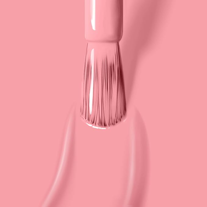 LONDONTOWN lakur Nail Polish - Chip-Resistant, Non-Toxic, Conditions & Hydrates Nails | Glossy Salmon Pink, Desert Flower, .40 fl oz