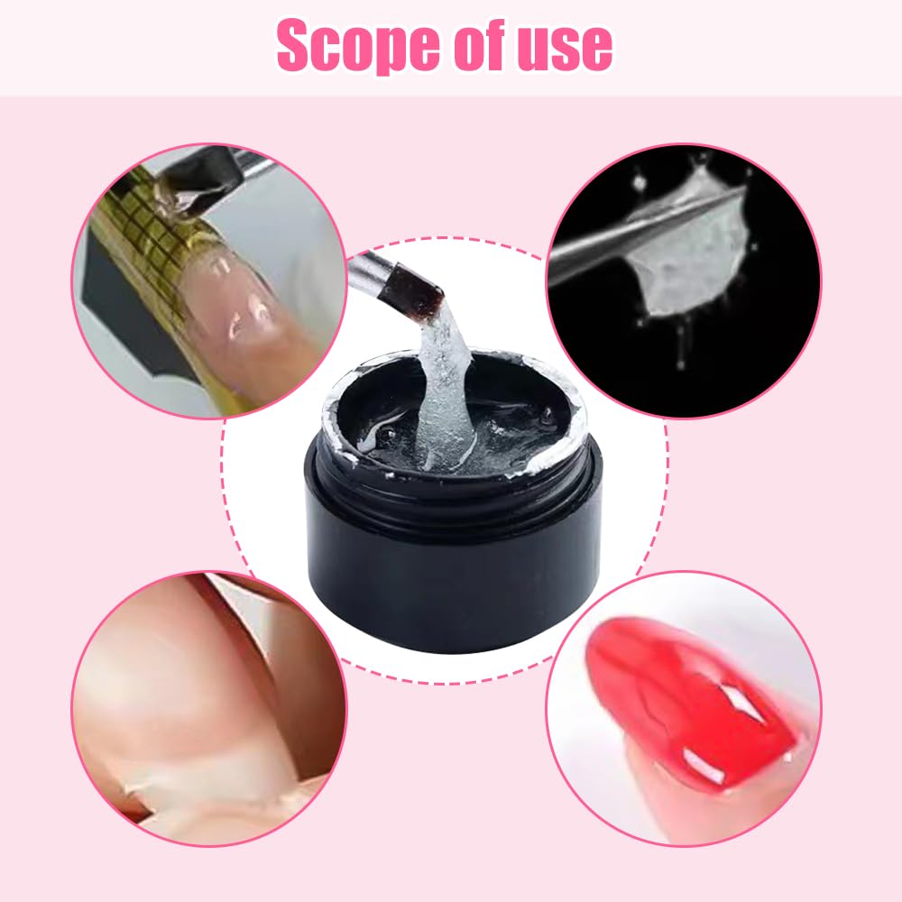 Nail Repair Protection Gel, 2025 Upgraded Nail Repair Gel for Damaged Nails, Instant Cracked Nail Repair Kit for Split Natural Nails, Easy Quick Fix Strengthening Treatment Cuticle Care (1 Pcs)