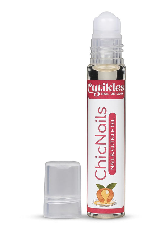 Cuticle Oil Roll-On for Nails & Cuticles – Nourishing & Hydrating Formula with Vitamin E | Easy-to-Apply, Non-Greasy, Travel-Friendly Roll-On Bottle – 0.33 Fl Oz