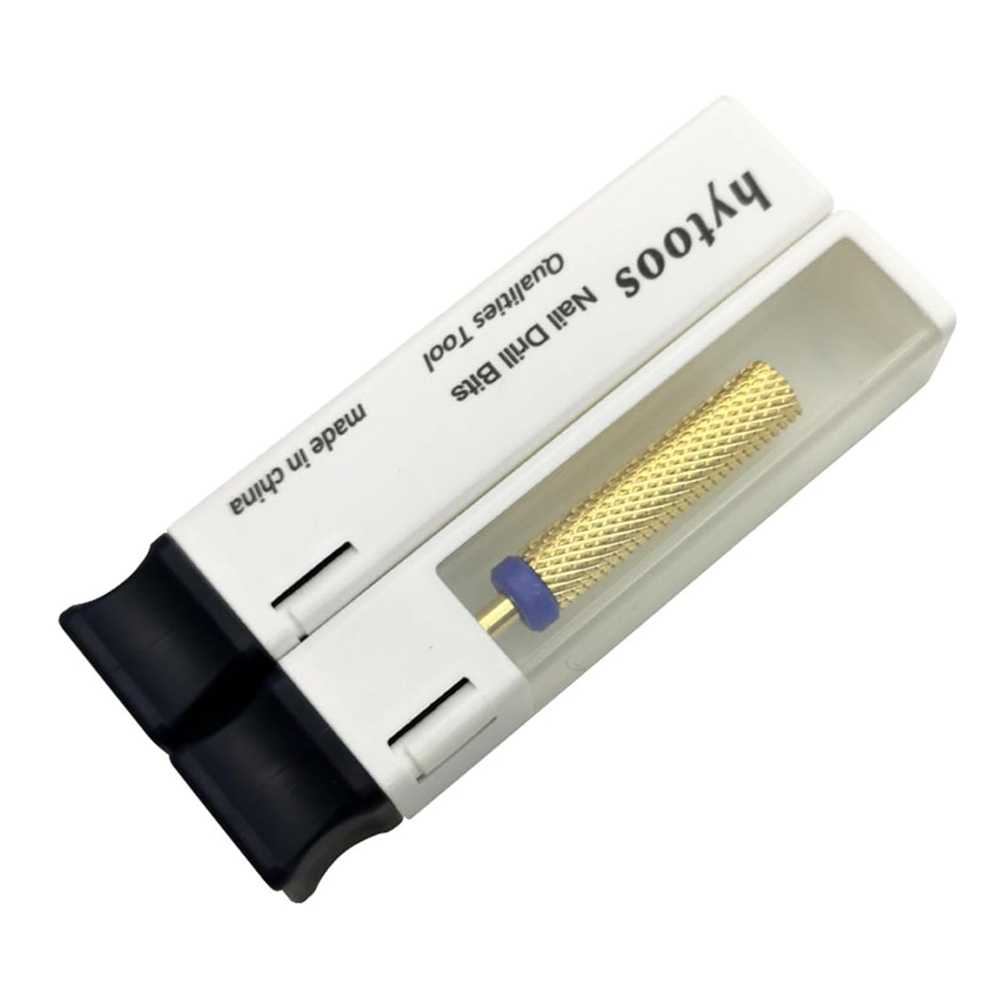 Super Long Nail Drill Bits, 24mm Gold Flat Top Barrel Carbide Nail Bit, 3/32" Two-way Rotate Drill Bits for Nails, Electric Drill Accessories, Remove Acrylic Nail Art Gel, M