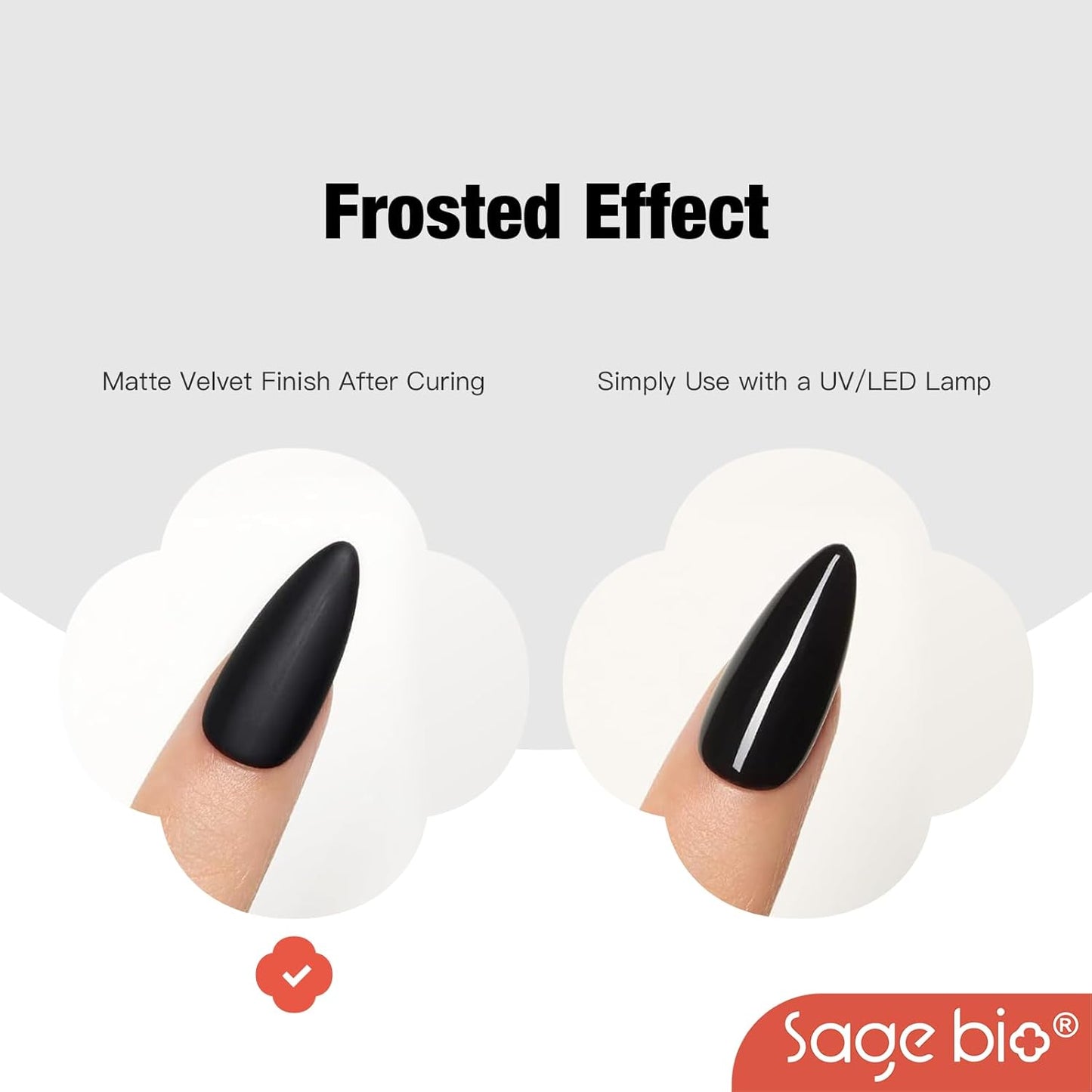 15ml Matte Top Coat for Gel Nail Polish – No Wipe, Long-Lasting Velvet Finish, Anti-Scratch, UV/LED Cured Nail Top Gel for Salon & Home Manicure