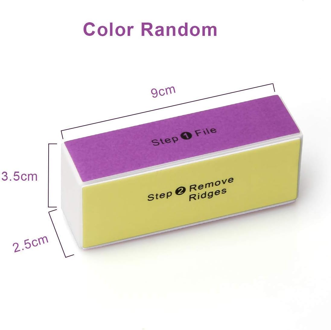 10PCS Nail Buffer Block, AHIER 4 Way Colorful Buffing Block Shine Polisher Nail Buffing File Manicure File Sanding Files