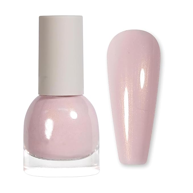 COSMOO Pink Quick Dry Nail Polish, 0.34 Fl Oz (Pack of 1), Blue