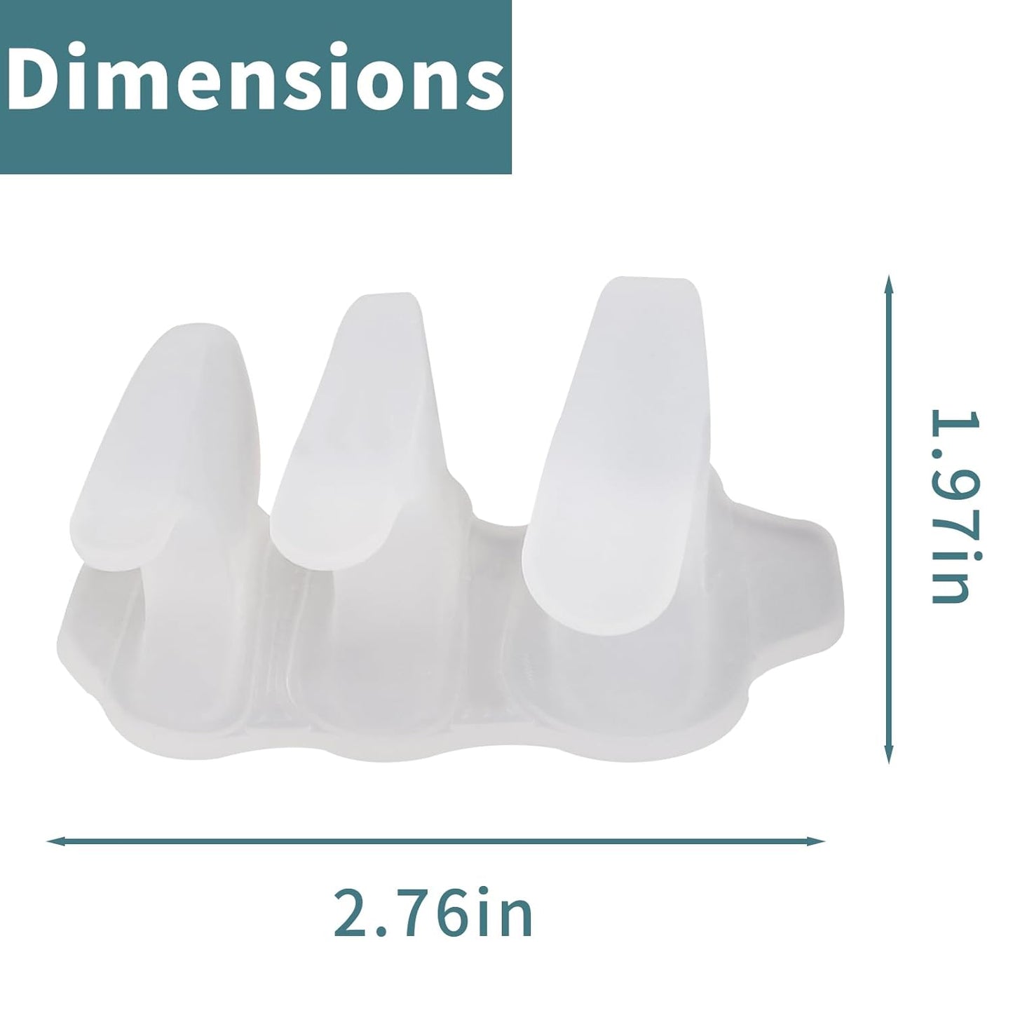 2 Pairs Silicone Toe Separators Toe Spacers for Women Men,Breathable and Soft Options for Pain from Bunions,Plantar Fasciitis, Foot Alignment（Skin Color）