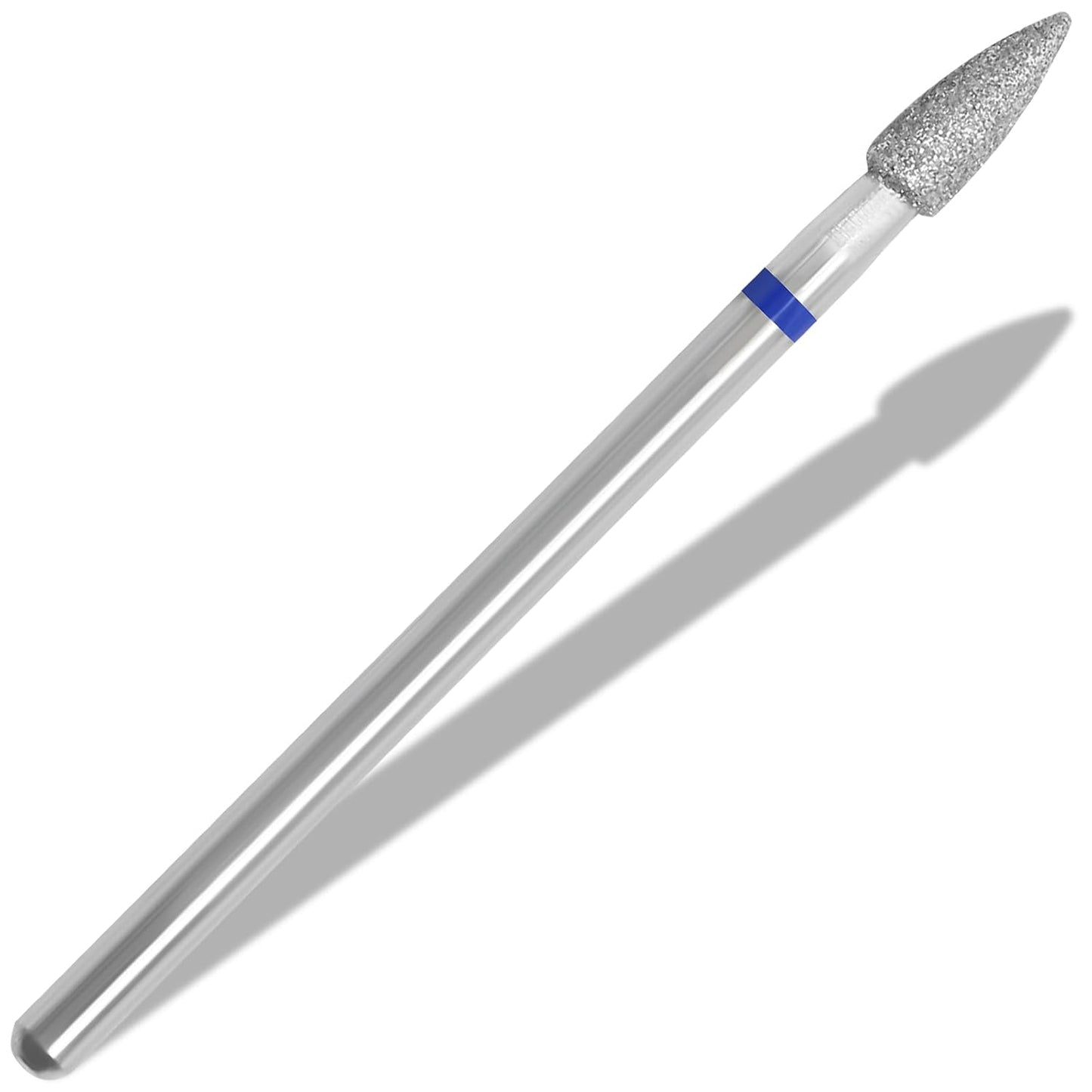 Diamond Nail Drill Bits Efile Cuticle Drill Bit Nail Buffer Bit Russian Electric File Bits for Under Nail Dead Skin Cleaning Cuticle Remove Nail Art Design Manicure and Pedicure (Medium)