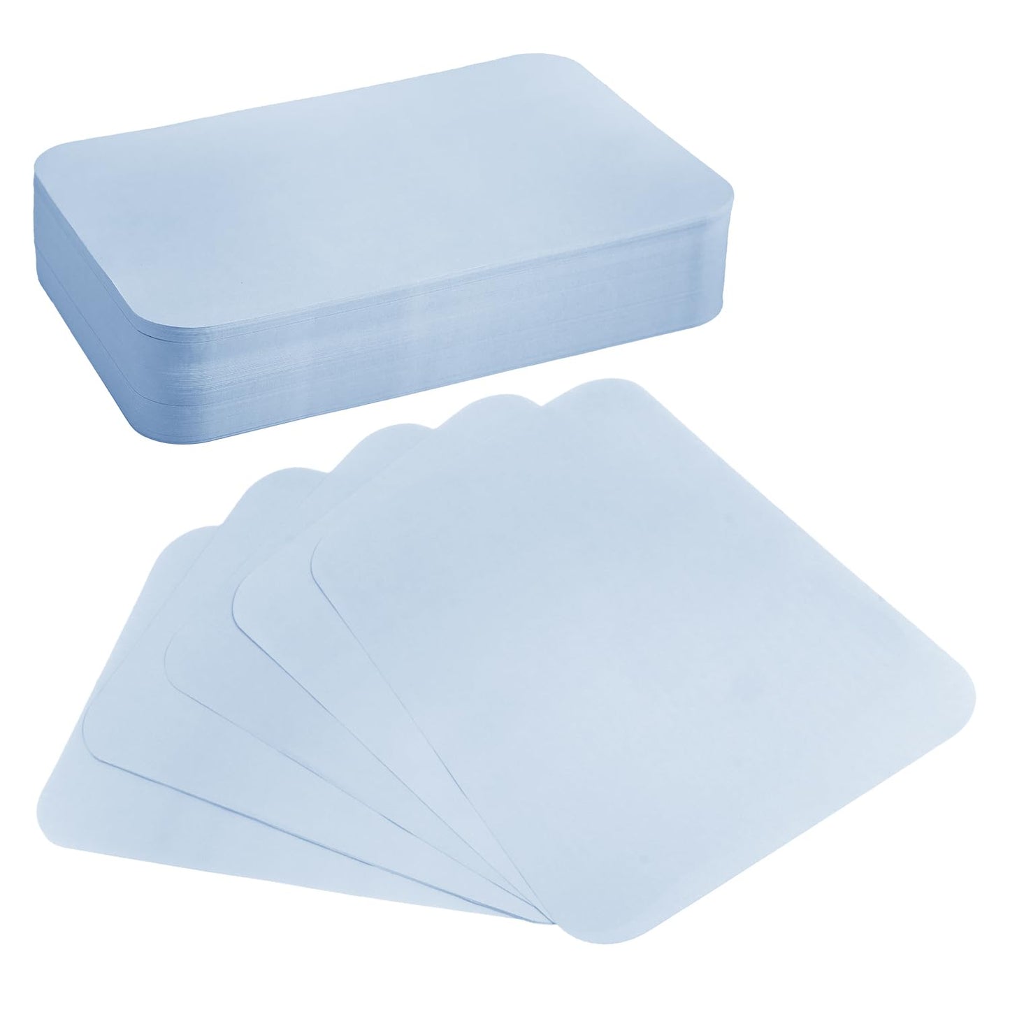 Disposable Tray Liners, Sanitary Covers for Size B Dental, Surgical, Medical Tray, Tattoo Table Station, Aesthetician Supplies, Single Use Paper Sheets 8.5" x 12.25", 1000 Pack (Blue)