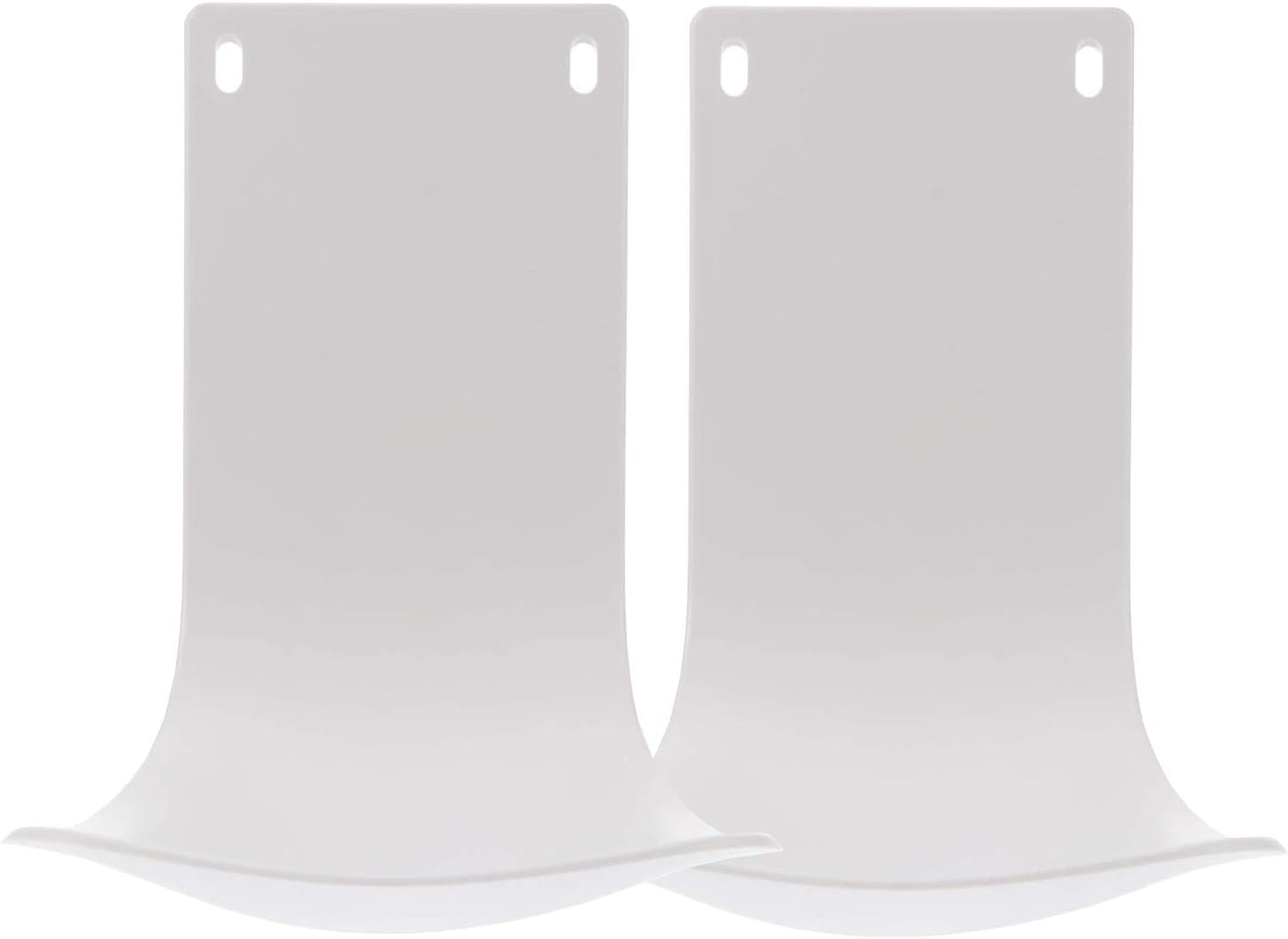 2PCS Wall Mounted Soap Dispenser Drip Tray, Stand, Bracket, Water Tray,Detergent Cup Holder,Prevent Dripping and Spraying (White)