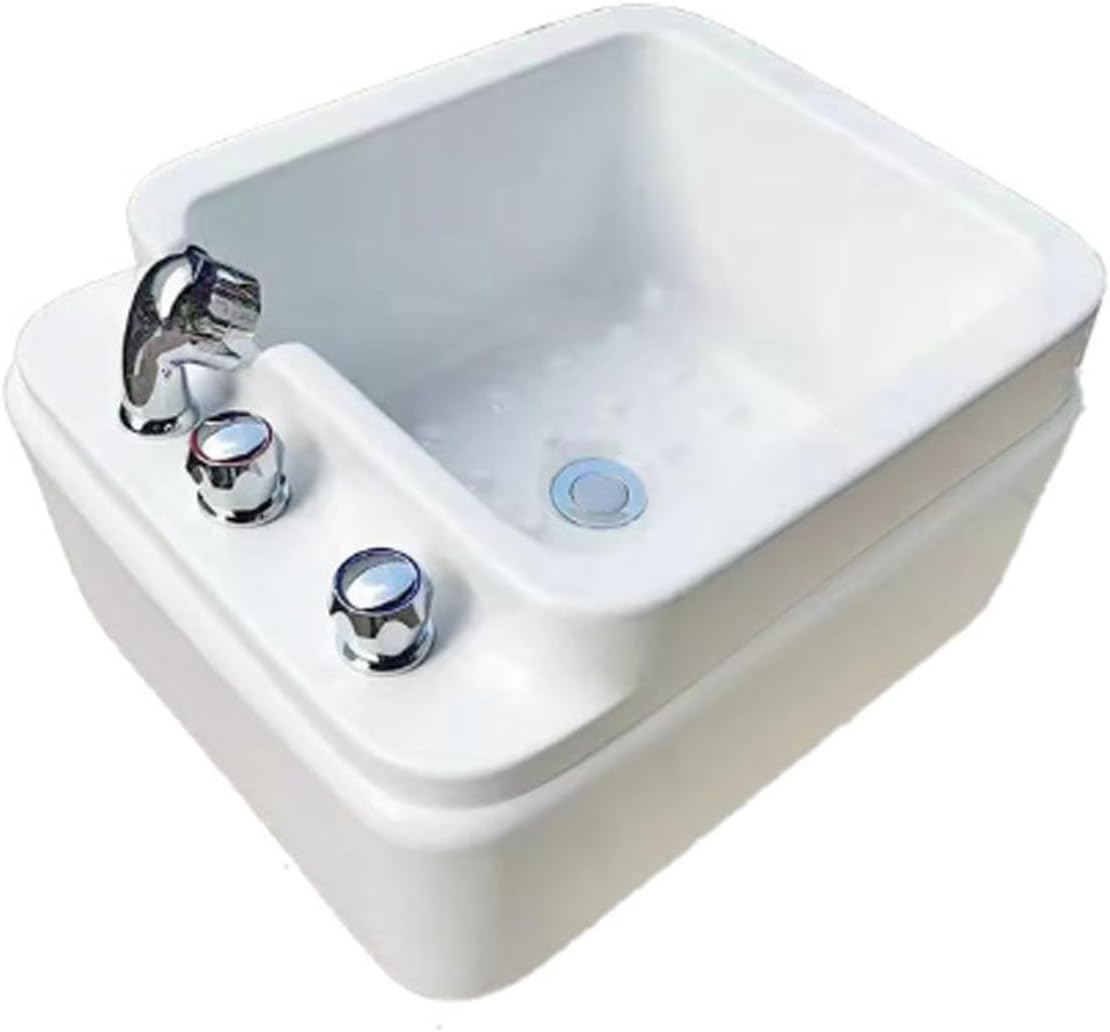 Pedicure Foot Spa,Acrylic spa Footbath, Nail Salon Pedicure, Massage Pedicure Bowl Salon,for Soaking Feet Foot Bath Basin