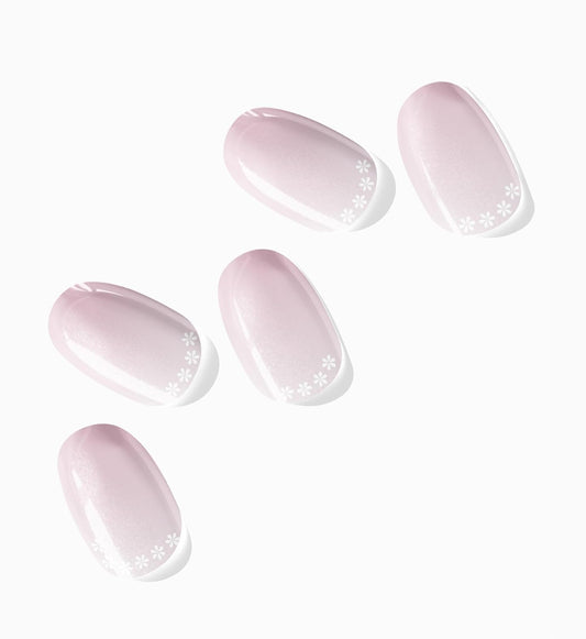 NOVA, Female Founded, Semi Cured Gel Nail Strips (Dear Daisy) - The 10 Minute Manicure. Salon-Quality, Works w/Any Lamp, Easy to Apply - Incl. Nail File & Stick (Dear Daisy)