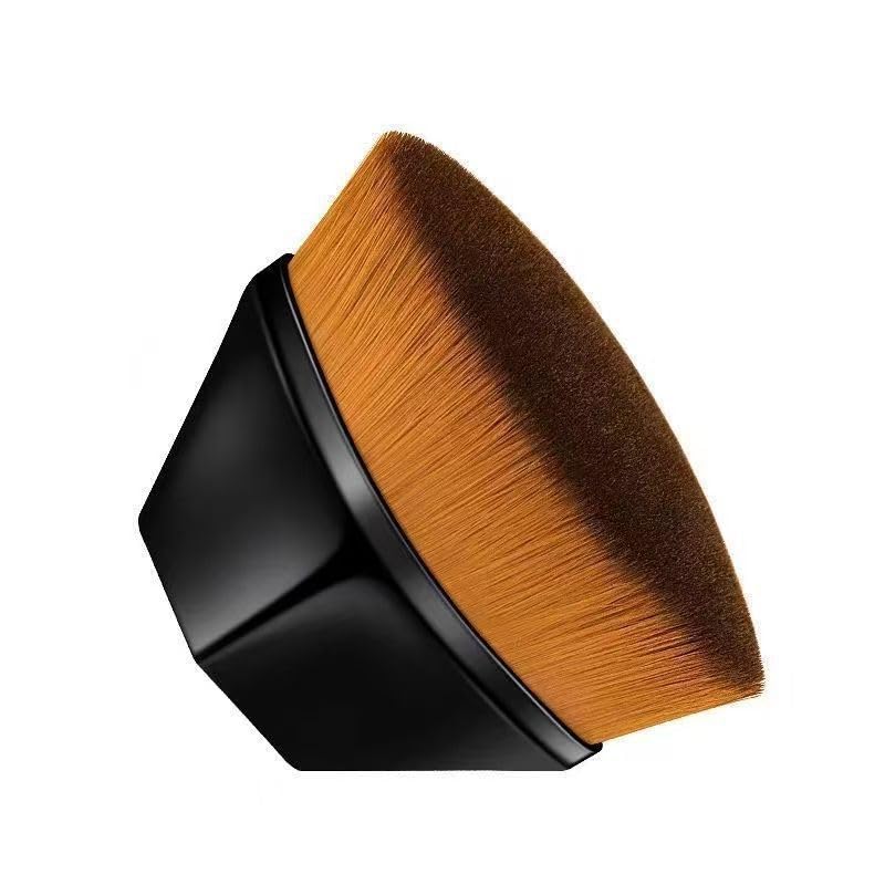 Foundation Makeup Brush Fast Flawless Application Blusher Liquid Cream Powder Cosmetic Body Blending Tool, Black